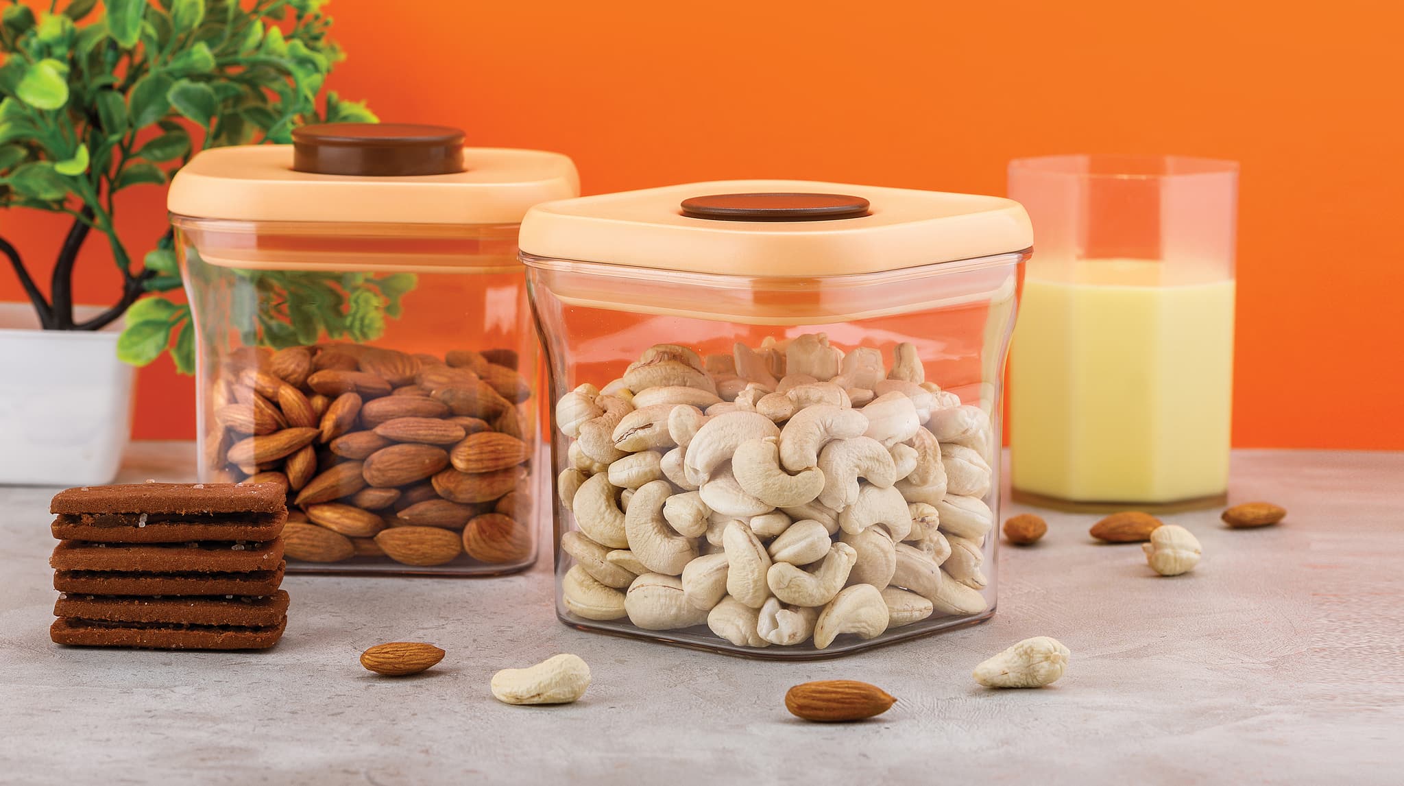 Premium Glass-Look Container