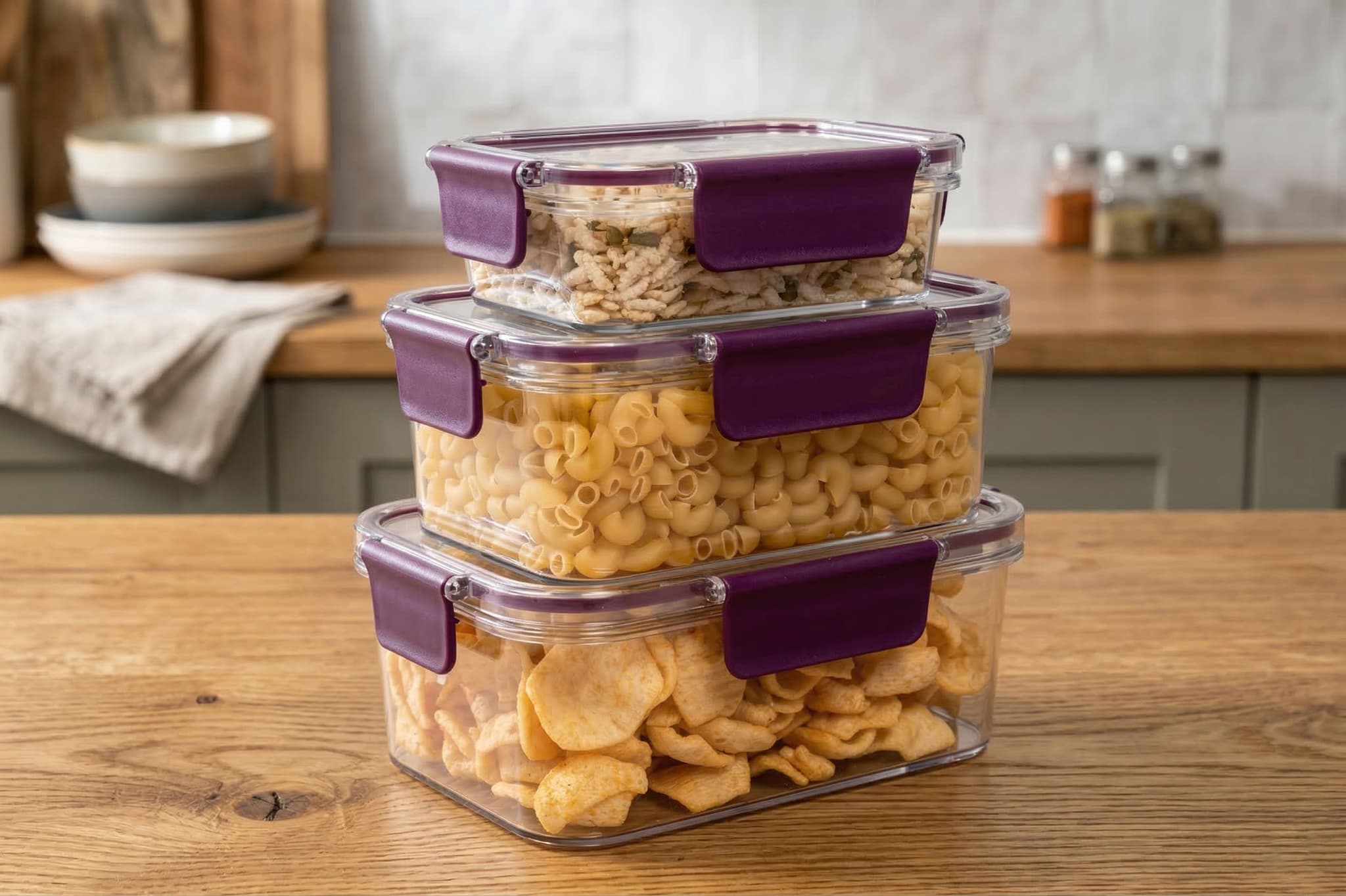 Snap Fresh Rectangle Container 3 Pcs Set