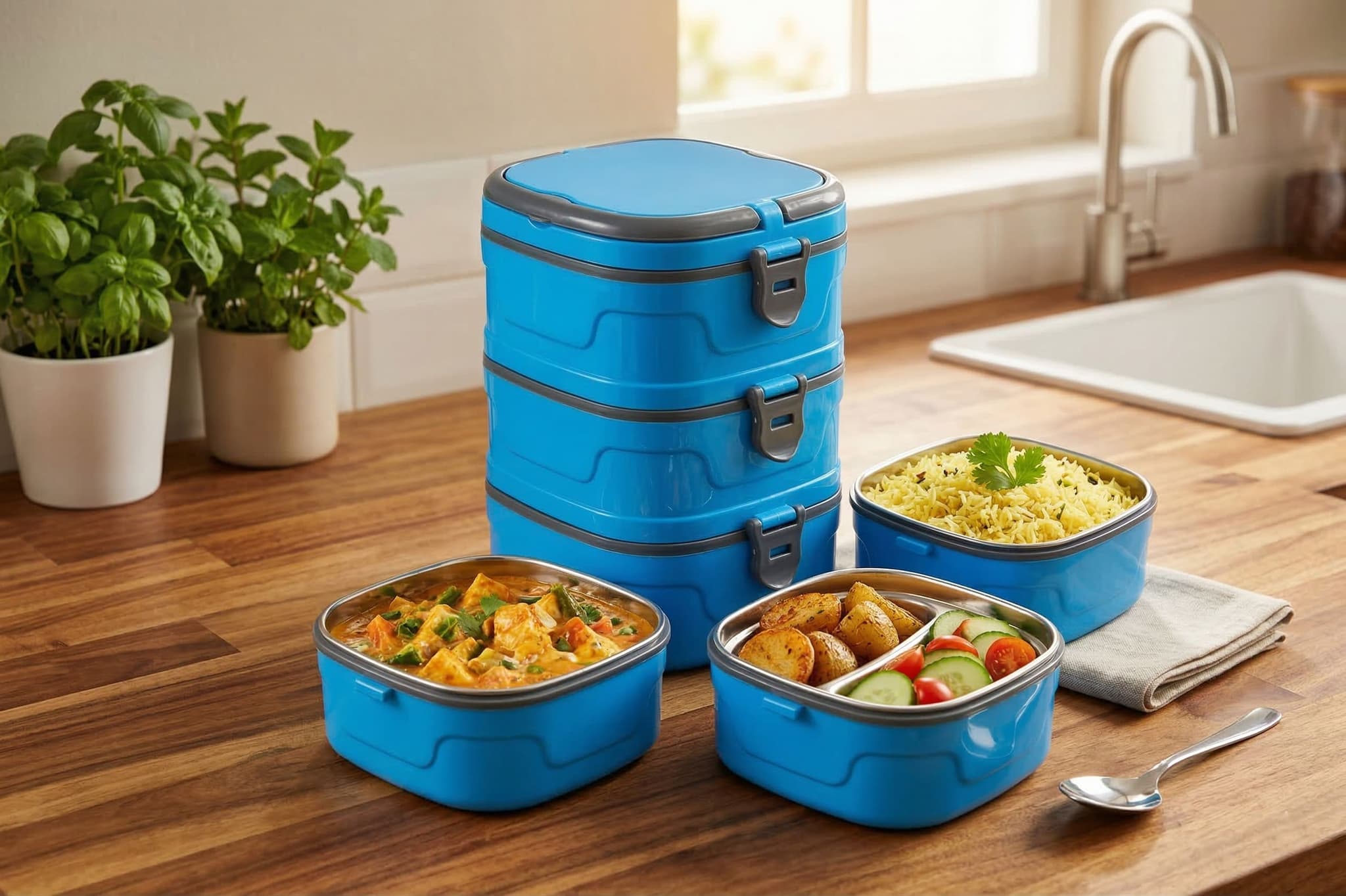 Hot Smart 740ml (3 Compartment) With Box